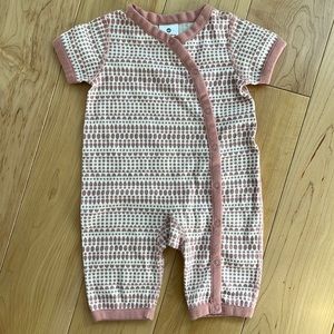 Hanna Andersson Baby Girls Shortsleeved Romper